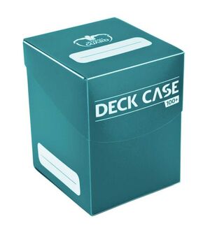 ULTIMATE GUARD DECK CASE 100 CAJA CARTAS ESTANDAR AZUL GASOLINA            