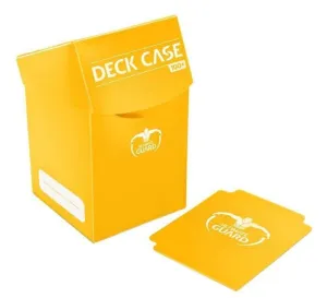 ULTIMATE GUARD DECK CASE 100 CAJA CARTAS ESTANDAR AMARILLO                 