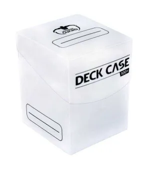 ULTIMATE GUARD DECK CASE 100+ CAJA CARTAS ESTANDAR TRANSPARENTE            