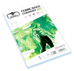ULTIMATE GUARD COMIC BAGS BIG BOLSAS DE COMICS CURRENT SIZE (100)