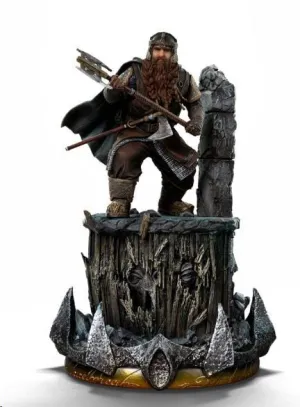 EL SEÑOR DE LOS ANILLOS ESTATUA 1/10 ART SCALE GIMLI UNLEASHED 26 CM