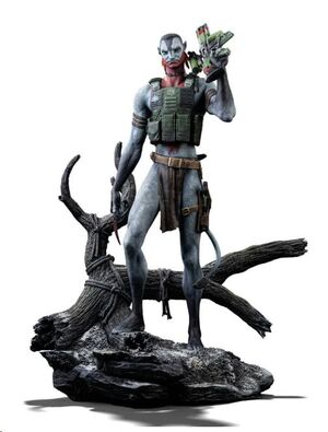 AVATAR 3: FUEGO Y CENIZA ESTATUA ART SCALE 1/10 MILES QUARITCH 36 CM