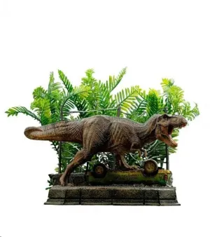 JURASSIC PARK ESTATUA T-REX BREAKOUT SET A (17,5CM)