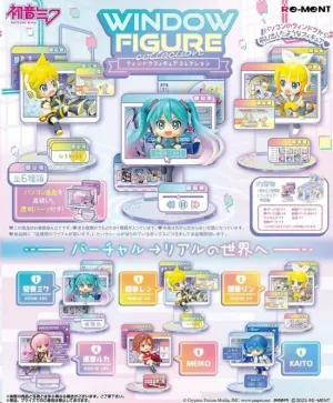 HATSUNE MIKU MINIFIGURAS 6 CM WINDOW FIGURE COLLECTION
