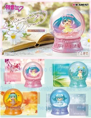 HATSUNE MIKU BOLAS DE NIEVE SCENERY DOMES