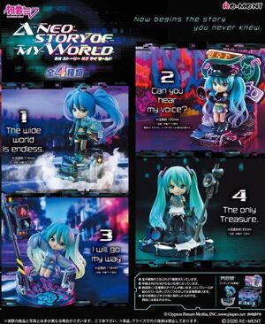 HATSUNE MIKU FIGURA MINI CAJA SORPRESA  12 CM NEO STORY 