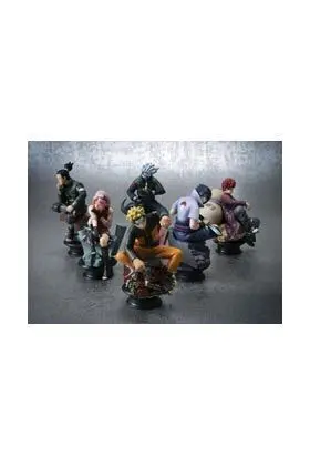 NARUTO SHIPPUDEN VOL 1 MINI FIGURA 6 CM COLECCION PIEZAS AJEDREZ           