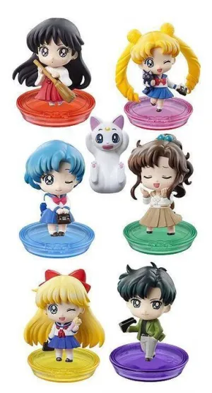 SAILOR MOON PRETTY SOLDIER SCHOOL LIFE MINI FIGURAS 6 CM PETT CHARA        