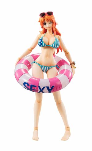 ONE PIECE FIGURA 16 CM NAMI VACACIONES VERANO VARIABLE ACTION HEROES       