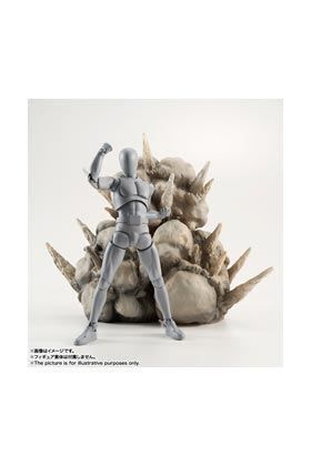 EFECTO EXPLOSION GRIS 10 CM TAMASHII STAGE                                 