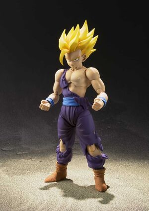 SUPER SAIYAN SON GOHAN BATTLE DAMAGE FIGURA 12 CM DRAGON BALL Z SH FIGUARTS