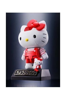 HELLO KITTY ROBOT RED STRIPE VERSION FIGURA 10 CM HELLO KITTY CHOGOKIN     