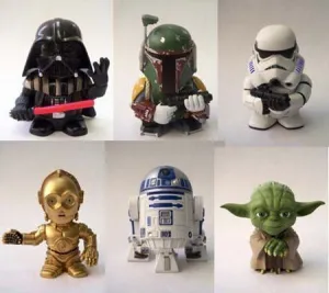 STAR WARS MINI FIGURAS 5CM DFORM COLLECTION (8 MODELOS)                    
