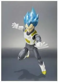 DRAGON BALL Z FIGURA 13 CM VEGETA DIOS SUPER SAYAN RESURRECTION F S.H. FIG 