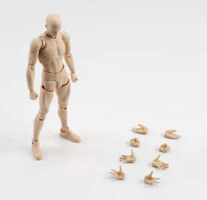 HOMBRE SET COLOR NARANJA PALIDO FIGURA 15 CM SH FIGUARTS                   