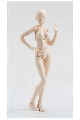 MUJER SET COLOR NARANJA PALIDO FIGURA 13,5 CM SH FIGUARTS                  