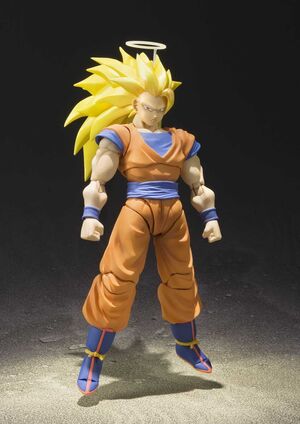 DRAGON BALL Z FIGURA 15.5 CM SON GOKU SUPER SAIYAN 3 S.H. FIGUARTS         
