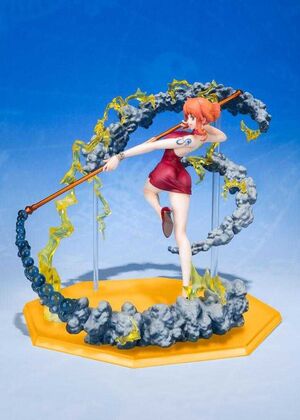 ONE PIECE FIGURA 15 CM NAMI BLACK BALL FIGUARTS ZERO                       