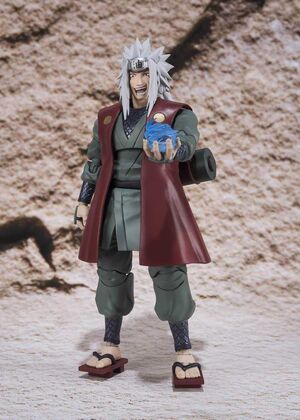 NARUTO SHIPPUDEN FIGURA 17 CM JIRAIYA SH FIGUARTS                          