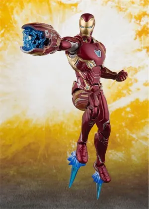 LOS VENGADORES INFINITY WAR FIGURA 15 CM IRON MAN MOVIE + SET EFECTOS STAGE