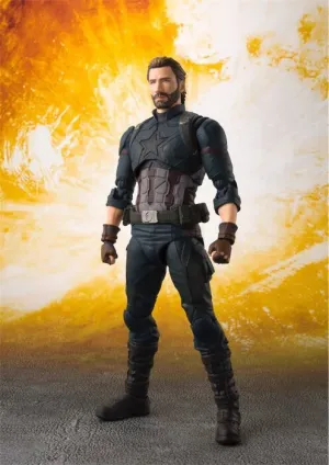 LOS VENGADORES INFINITY WAR FIGURA 16 CM CAPITAN AMERICA S.H. FIGUARTS     