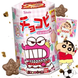 SHIN CHAN SNACK BANDAI CHOCOBI SABOR SHORTCAKE