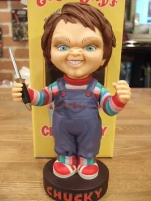 CHUCKY CABEZON GOOD GUYS 20CM CARA MALO                                    