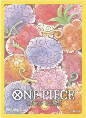 FUNDAS CARTAS ONE PIECE CARD GAME ESTANDAR DEVIL FRUITS BANDAI (70) 