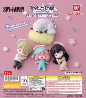 GASHAPON SPY×FAMILY LETS SLEEP WELL!