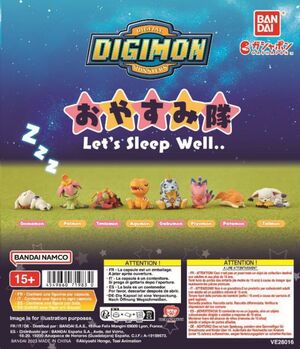 GASHAPON DIGIMON LET S SLEEP WELL