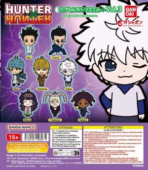 GASHAPON HUNTER X HUNTER CAPSULE RUBBER 3