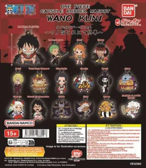 GASHAPON ONE PIECE RUBBER MASCOT WANOKUNI