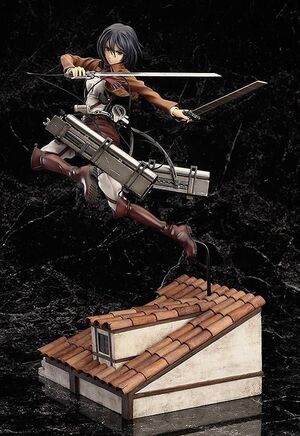 ATAQUE A LOS TITANES FIG 28 CM MIKASA ACKERMAN DX VER. GOOD SMILE COMPANY  