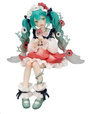 HATSUNE MIKU ESTATUA PVC TAPÓN DE FIDEOS HATSUNE MIKU HADA DE LAS FLORES ANÉMONA 14 CM