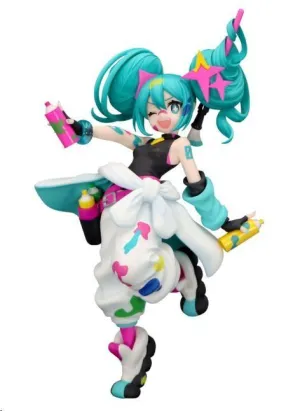 HATSUNE MIKU ESTATUA PVC TRIO-TRY-IT MIKU PAINT GIRL 19 CM