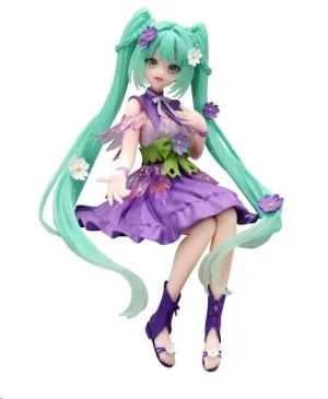 HATSUNE MIKU ESTATUA PVC FLOWER FAIRY COSMOS PURPLE COLOR VER. 14 CM