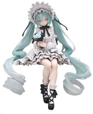 HATSUNE MIKU ESTATUA PVC NOODLE STOPPER VINTAGE DOLL STYLE 15 CM