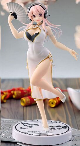 SUPER SONICO ESTATUA PVC TRIO-TRY-IT WHITE CHINA DRESS VER. 21 CM