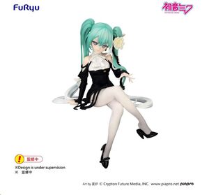 HATSUNE MIKU ESTATUA PVC HADA DE LASFLORES BLANCAS 14 CM