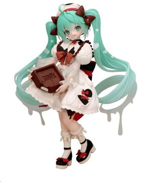 HATSUNE MIKU X TIROL CHOCO ESTATUA PVC TRIO-TRY-IT HATSUNE MIKU MILK VER. 18 CM
