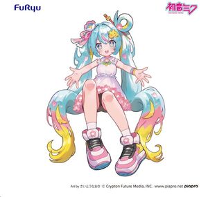 HATSUNE MIKU ESTATUA PVC NOODLE STOPPER 10TH ANNIVERSARY 14 CM