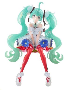 HATSUNE MIKU ESTATUA PVC NOODLE STOPPER JAPAN LIVE TOUR 2025 BLOOMING 14CM