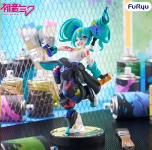 HATSUNE MIKU ESTATUA PVC MUCHUTE PAINT GIRL ANOTHER COLOR VER. 23 CM