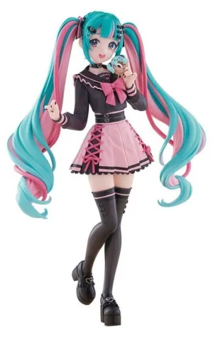 HATSUNE MIKU ESTATUA PVC SWEET SCHOOL LIFE BITTER & SWEET VERSION 18 CM