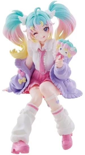HATSUNE MIKU ESTATUA PVC SWEET SCHOOL LIFE PASTEL VERSION 13 CM