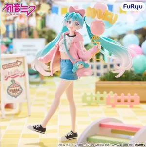 HATSUNE MIKU ESTATUA PVC MUCHUTE THEME PARK DATE VERSION 19 CM