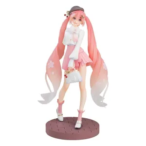 HATSUNE MIKU ESTATUA POP UP SAKURA MIKU; HANAMI OUTFIT FIGURA PVC 23CM