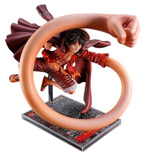 ONE PIECE CARD GAME ONE PIECE FIGURA ICHIBANSHO MONKEY D. LUFFY 20CM