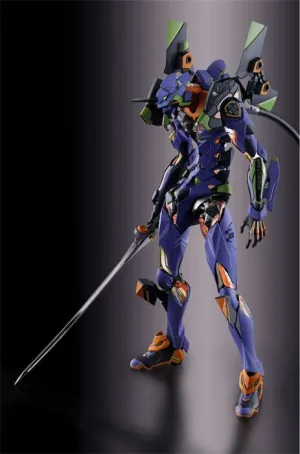 NEON GENESIS EVANGELION FIGURA 22 CM EVA-01 TEST TYPE  METAL BUILD         