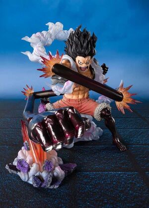 ONE PIECE ESTATUA PVC FIGUARTS CERO 16CM MONKEY D.LUFFY GEAR 4 SNAKEMAN    